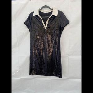 Ann Taylor Sequin/Satin Party Dress Size 8